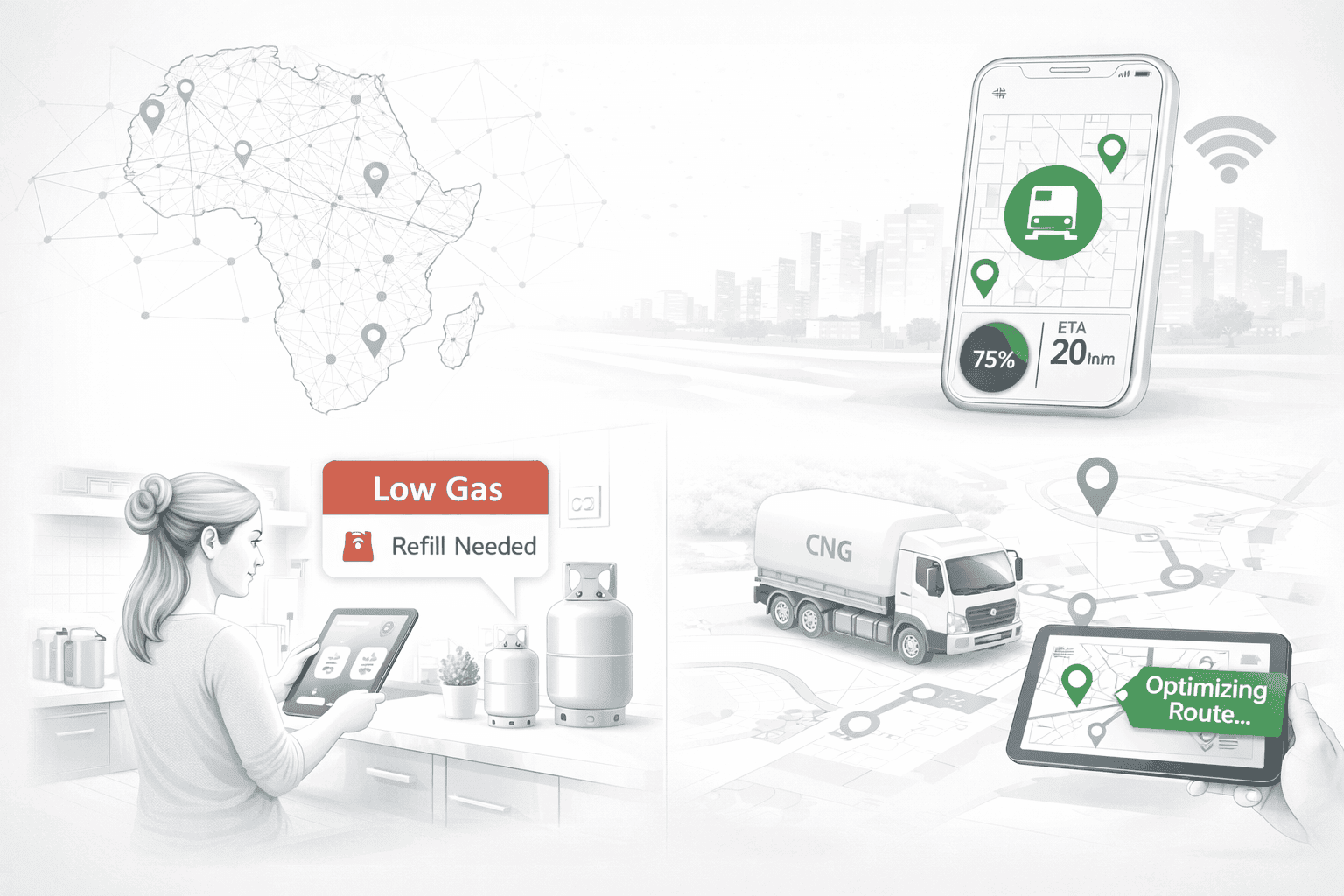 Smart gas tracking technology